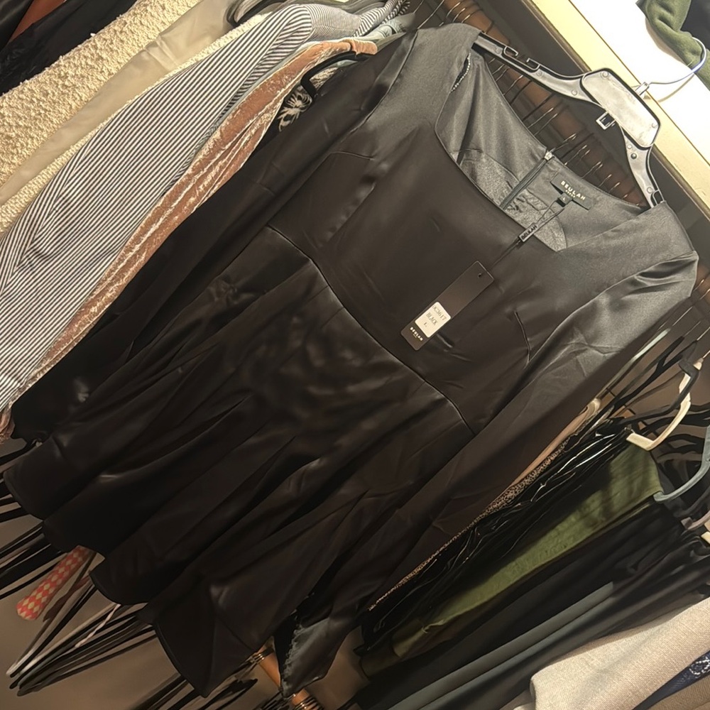 Black Satin Dress